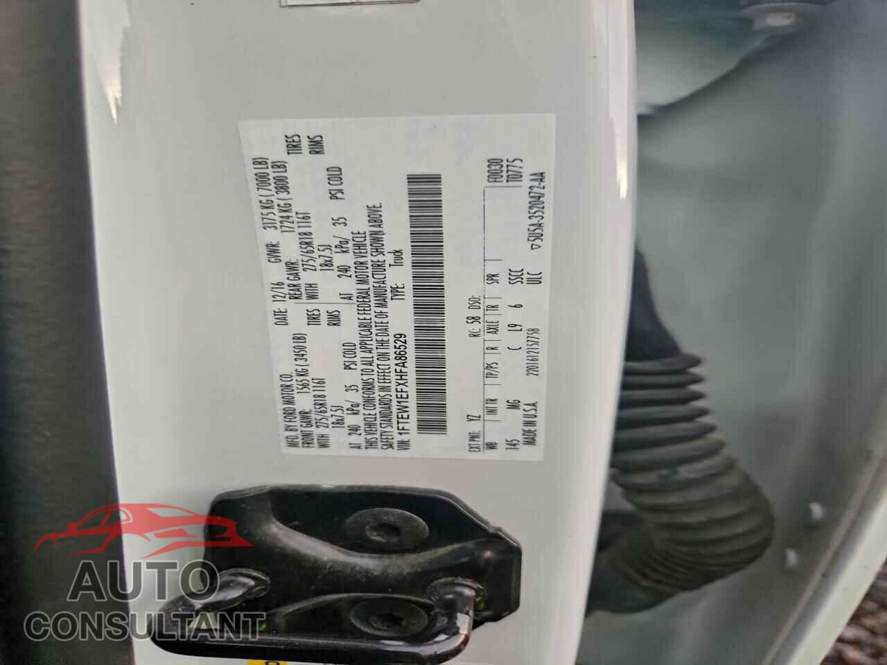 FORD F-150 2017 - 1FTEW1EFXHFA86529
