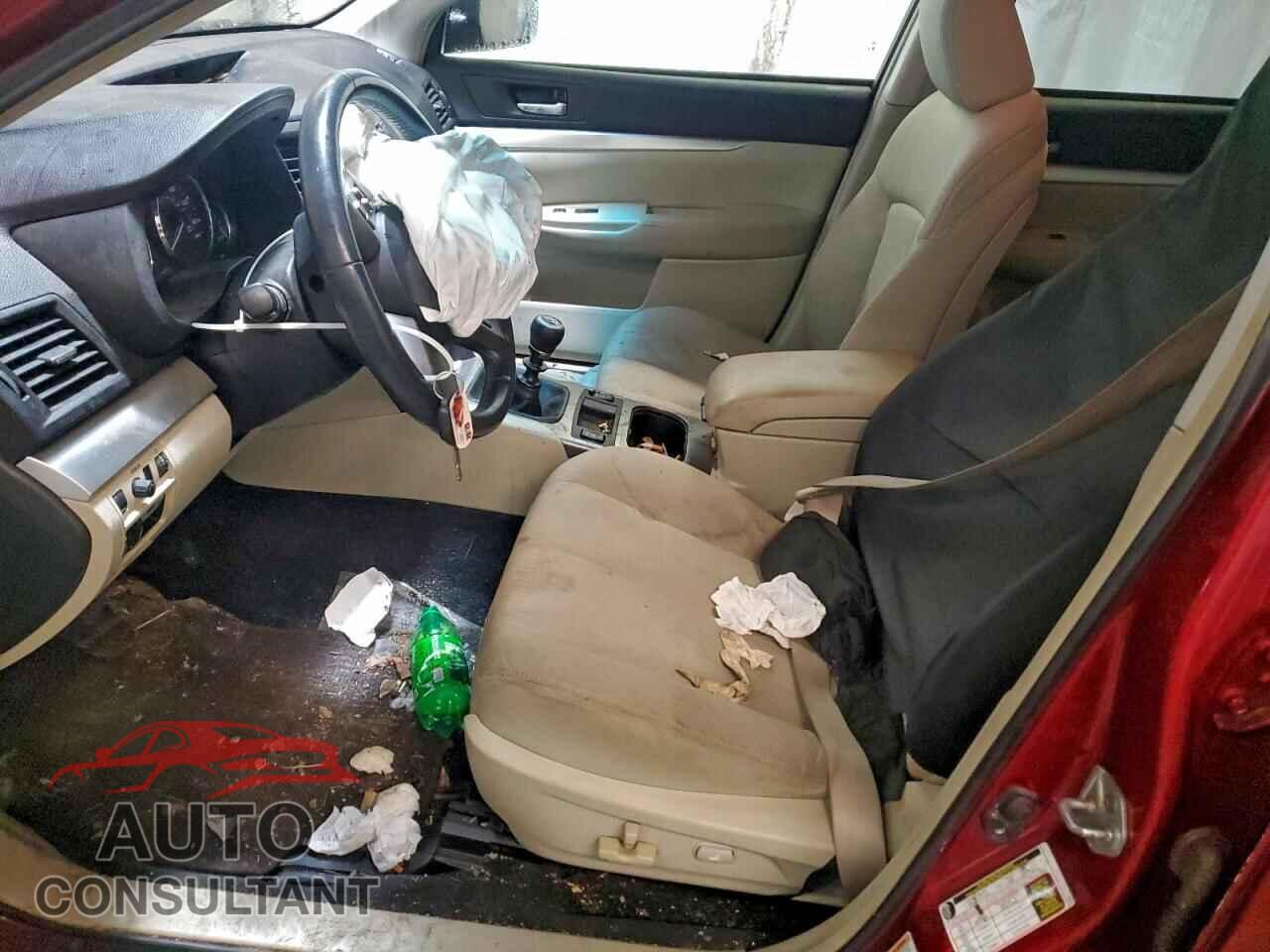 SUBARU OUTBACK 2011 - 4S4BRBCC4B1334668