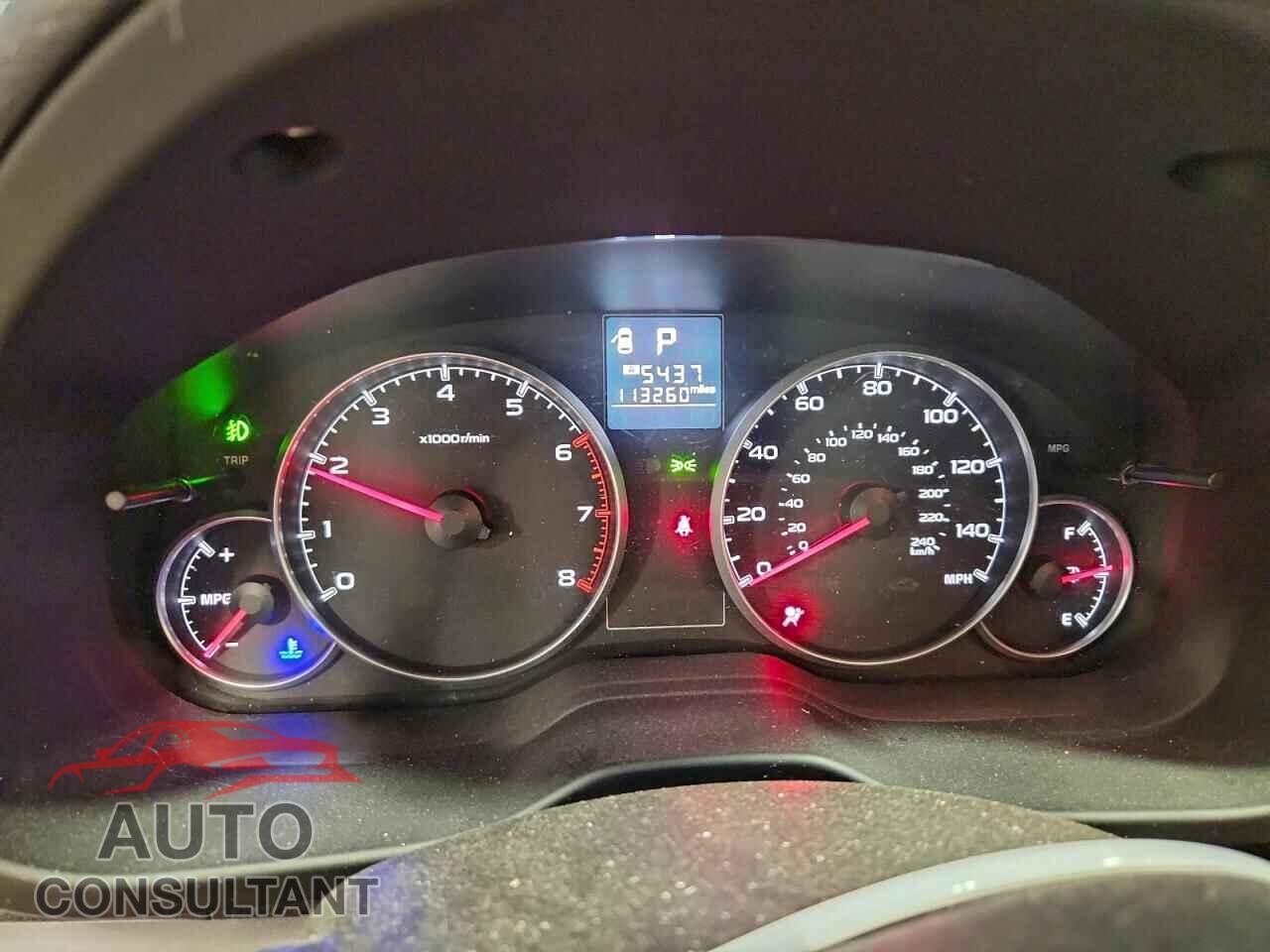 SUBARU OUTBACK 2013 - 4S4BRCCCXD3314308