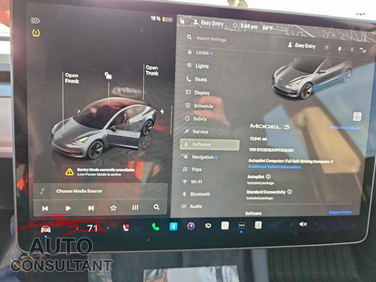 TESLA MODEL 3 2023 - 5YJ3E1EA7PF638361