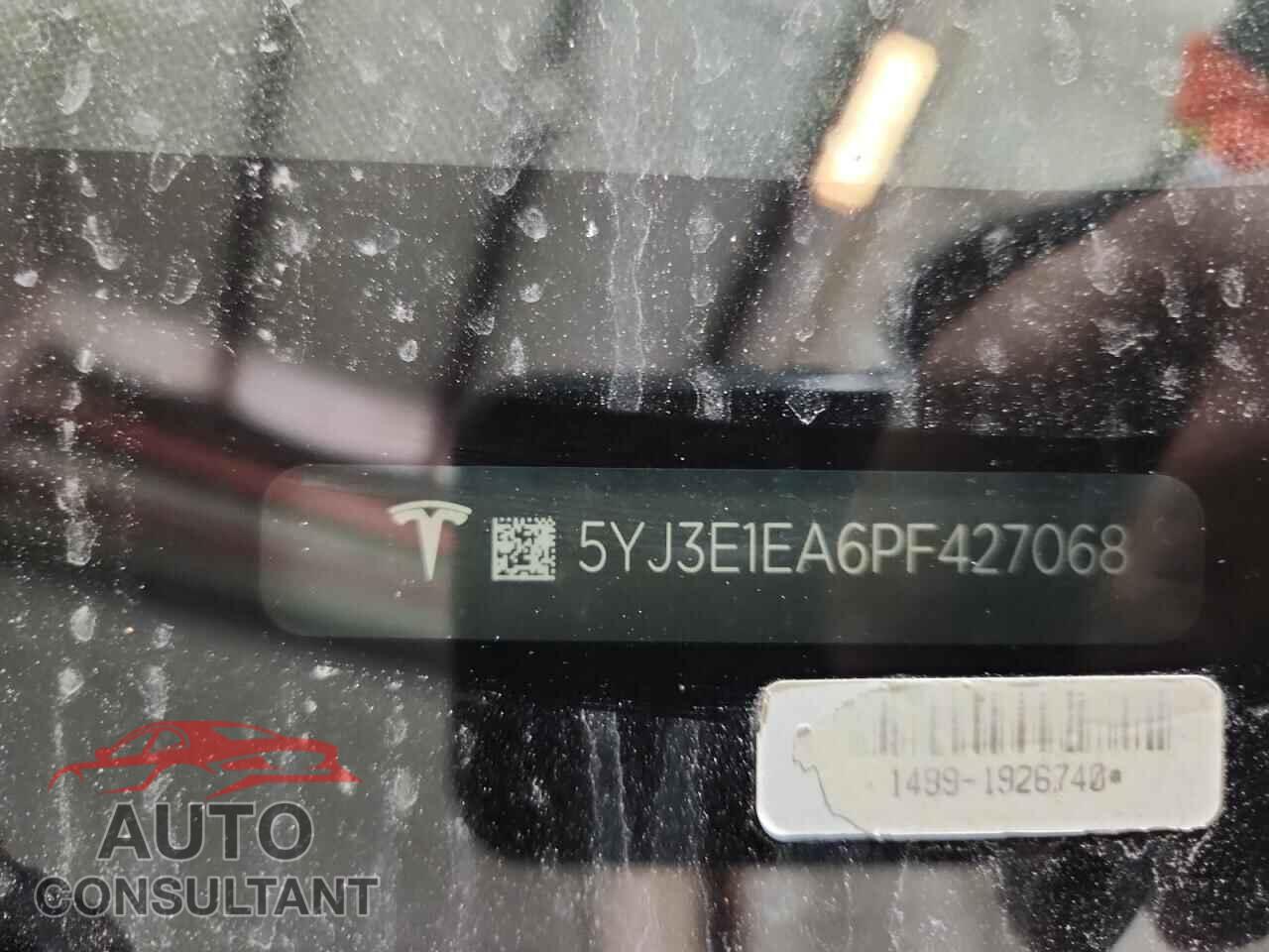 TESLA MODEL 3 2023 - 5YJ3E1EA6PF427068