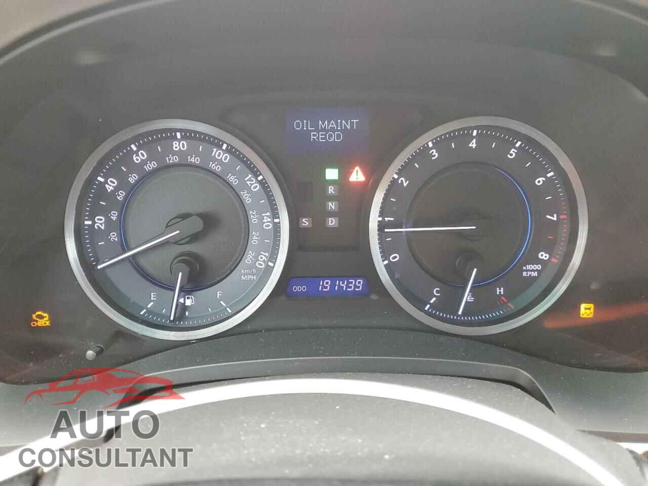 LEXUS IS 2011 - JTHBF5C26B5154461