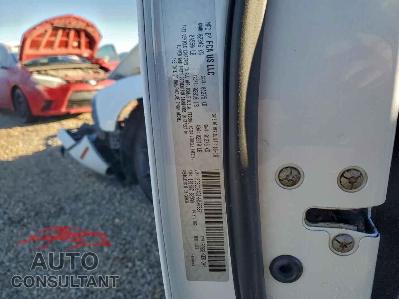 DODGE CHALLENGER 2017 - 2C3CDZAG1HH502867