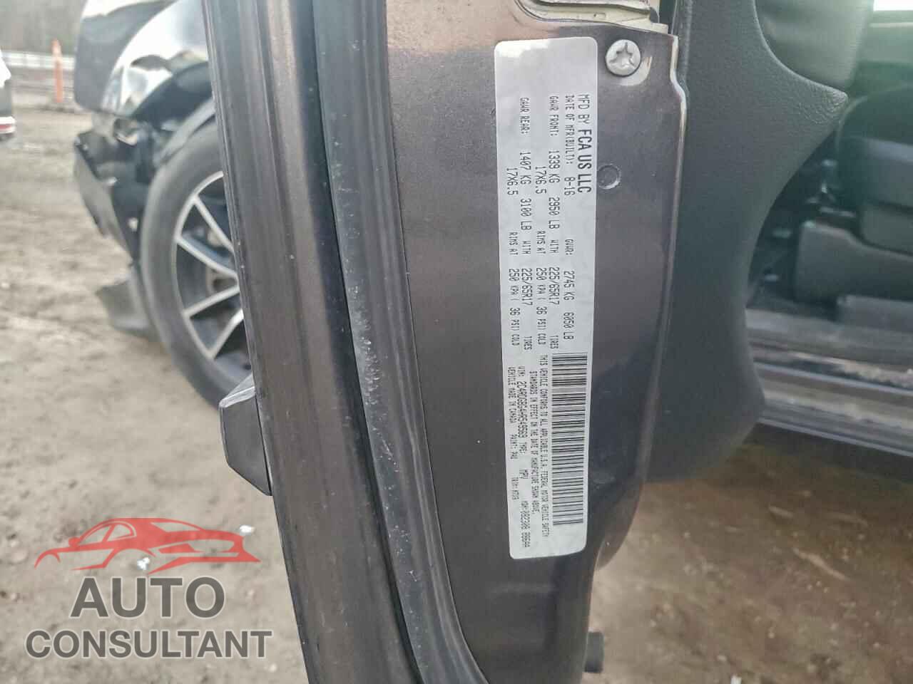 DODGE CARAVAN 2017 - 2C4RDGBG4HR549569