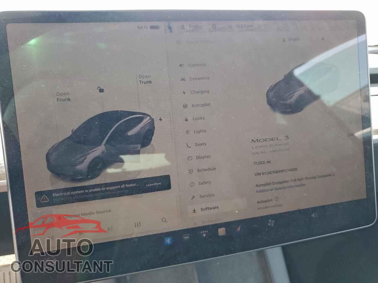 TESLA MODEL 3 2022 - 5YJ3E1EB4NF274826