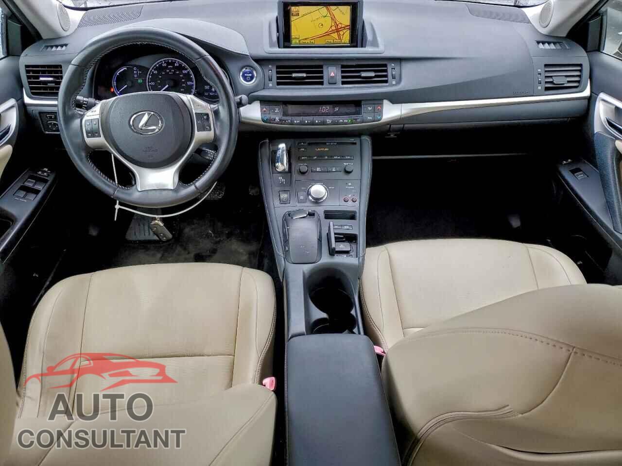 LEXUS CT 200 2012 - JTHKD5BH5C2079086