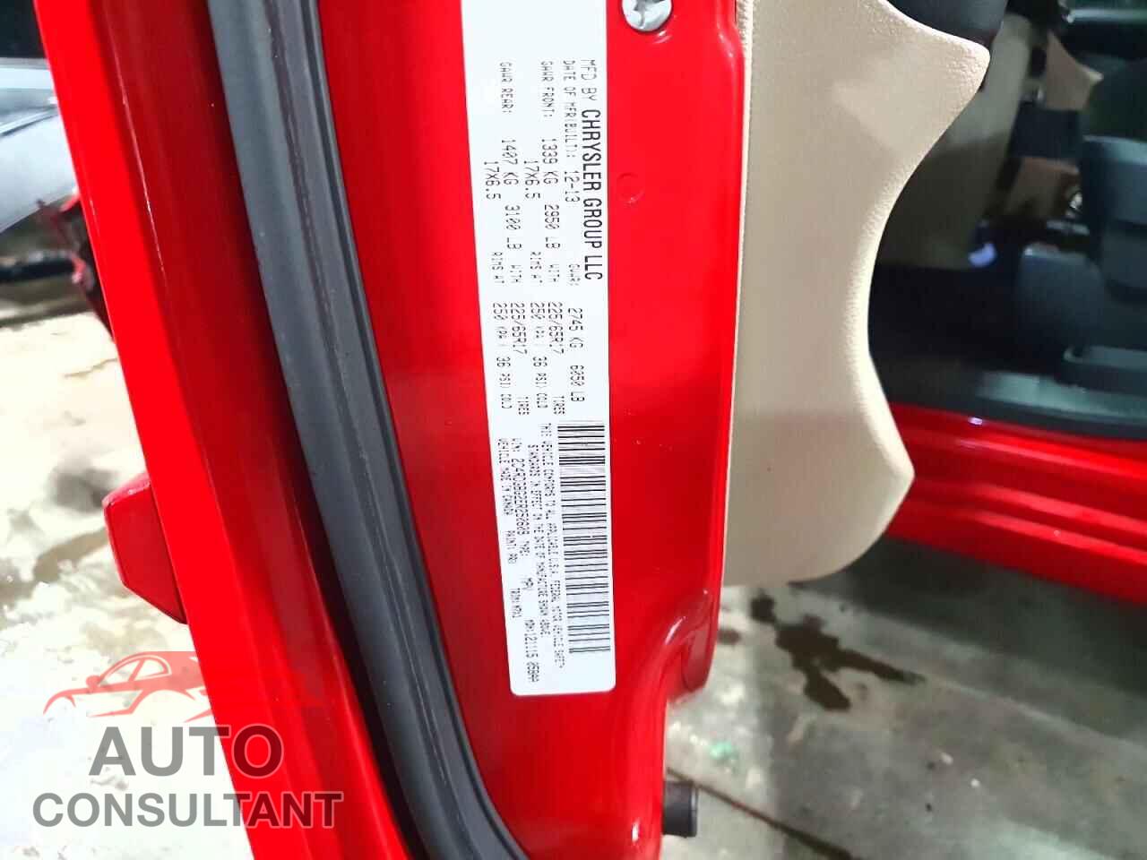 DODGE CARAVAN 2014 - 2C4RDGBG2ER250609