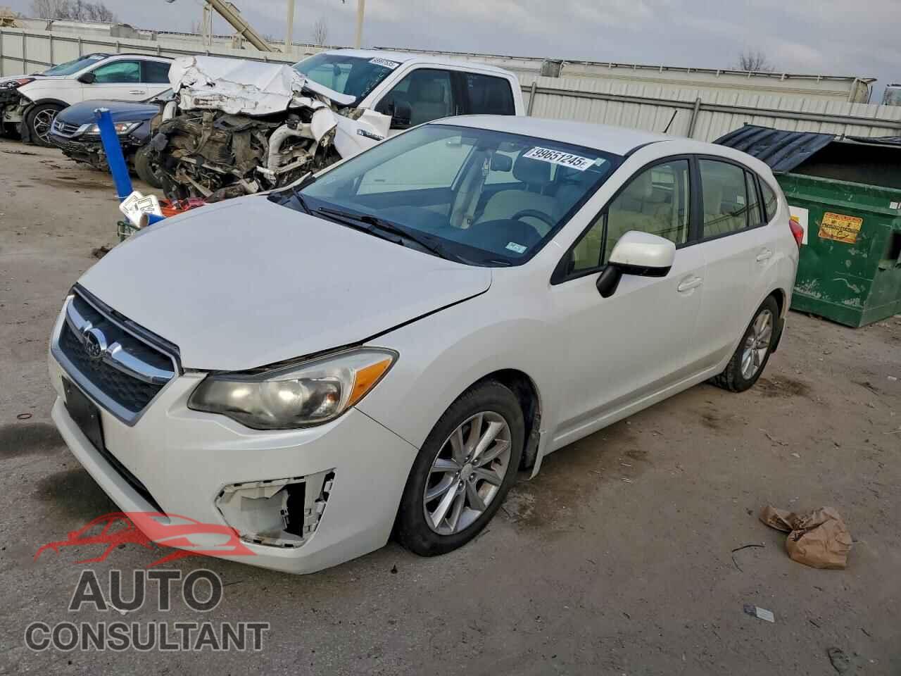 SUBARU IMPREZA 2012 - JF1GPAB64CH244053