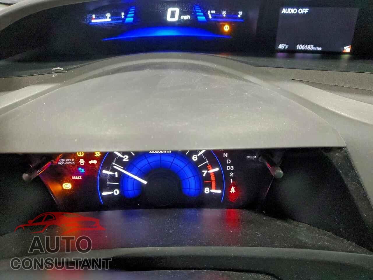 HONDA CIVIC 2012 - 2HGFB2F83CH553613