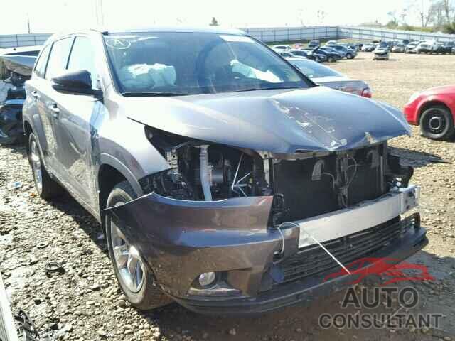 TOYOTA HIGHLANDER 2015 - 5TDDKRFH4FS151474