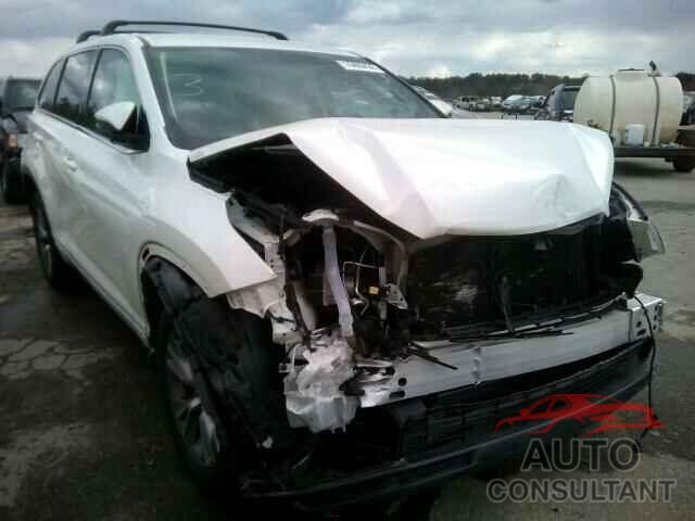 TOYOTA HIGHLANDER 2015 - 5TDZKRFH3FS053462