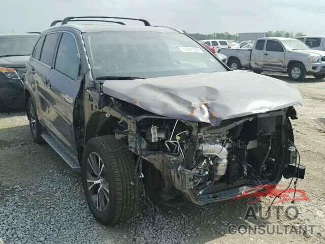 TOYOTA HIGHLANDER 2016 - 5TDJKRFHXGS229258