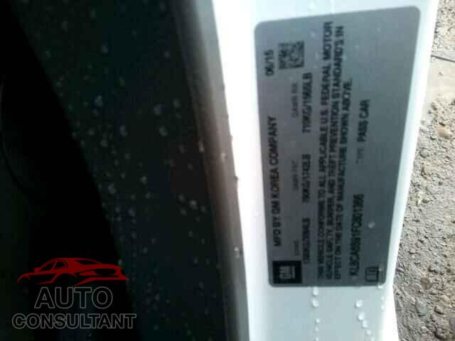 CHEVROLET SPARK 2015 - KL8CA6S91FC801366
