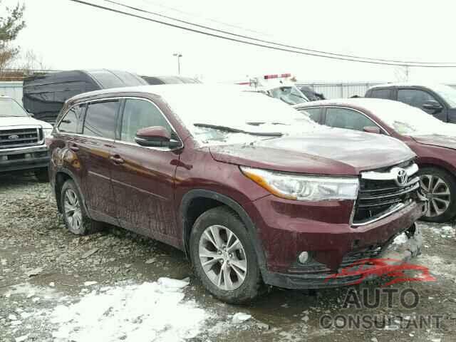 TOYOTA HIGHLANDER 2015 - 5TDJKRFH6FS179232
