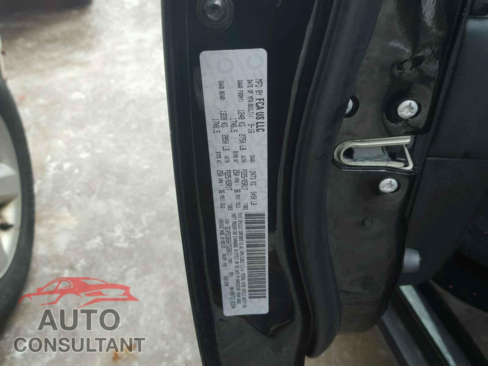 DODGE JOURNEY 2017 - 3C4PDCBG6HT526811