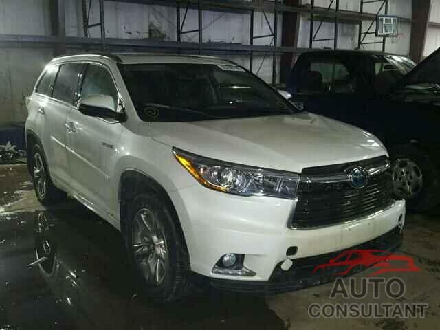 TOYOTA HIGHLANDER 2016 - 5TDDCRFH7GS015709