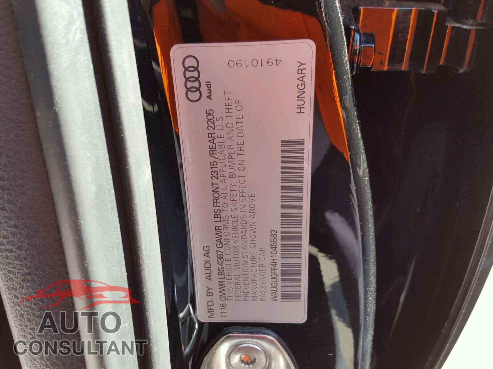 AUDI A3 2017 - WAUGUGFF4H1045582
