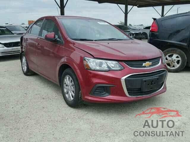 CHEVROLET SONIC 2017 - 1G1JD5SH3H4112524