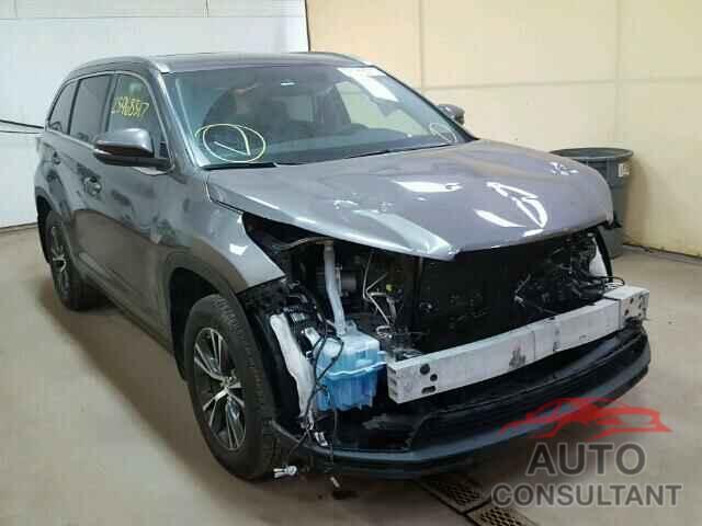 TOYOTA HIGHLANDER 2016 - 5TDJKRFHXGS278475