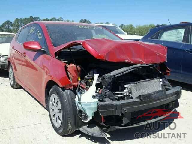 HYUNDAI ACCENT 2016 - KMHC75LC3HU021467