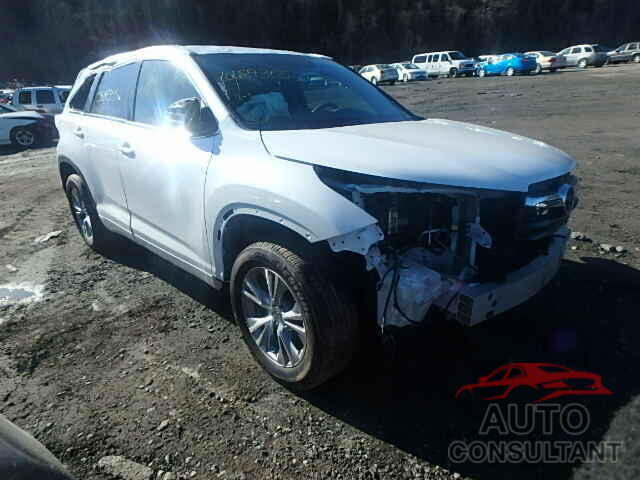 TOYOTA HIGHLANDER 2015 - 5TDKKRFH9FS053497