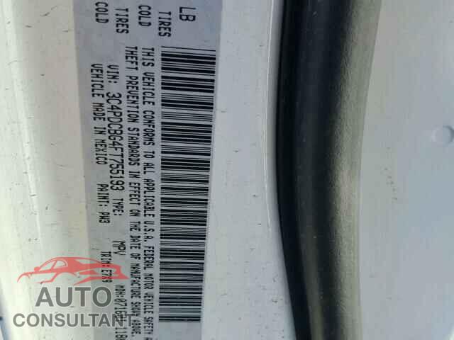 DODGE JOURNEY 2015 - 3C4PDCBG4FT755193