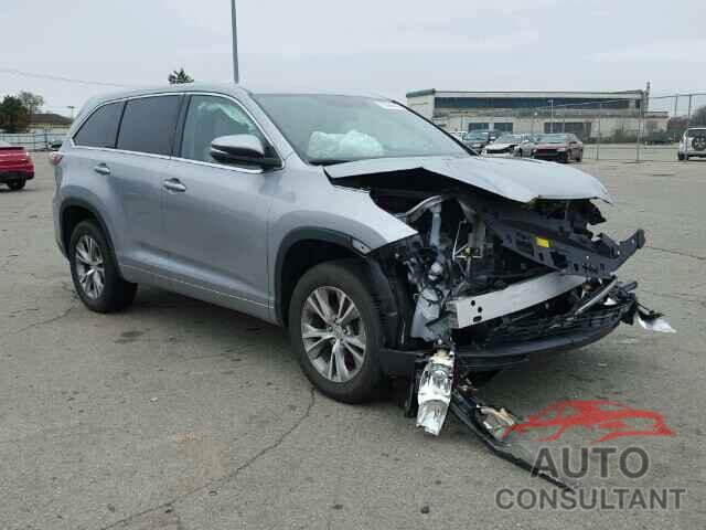 TOYOTA HIGHLANDER 2015 - 5TDZKRFH6FS074550