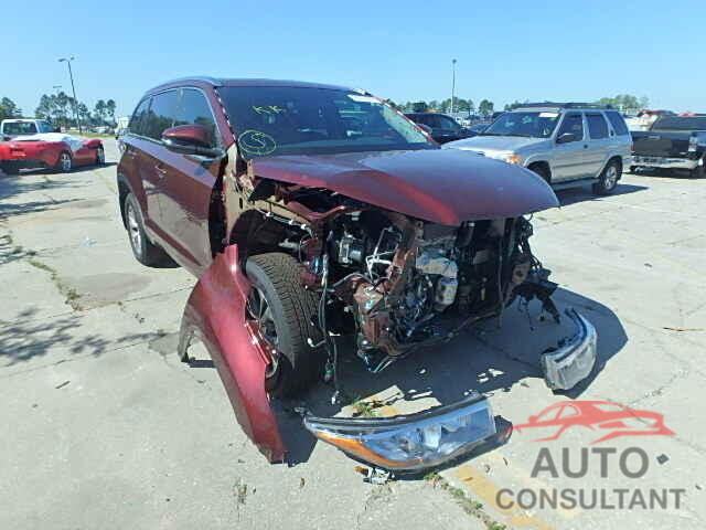 TOYOTA HIGHLANDER 2015 - 5TDJKRFH0FS127773