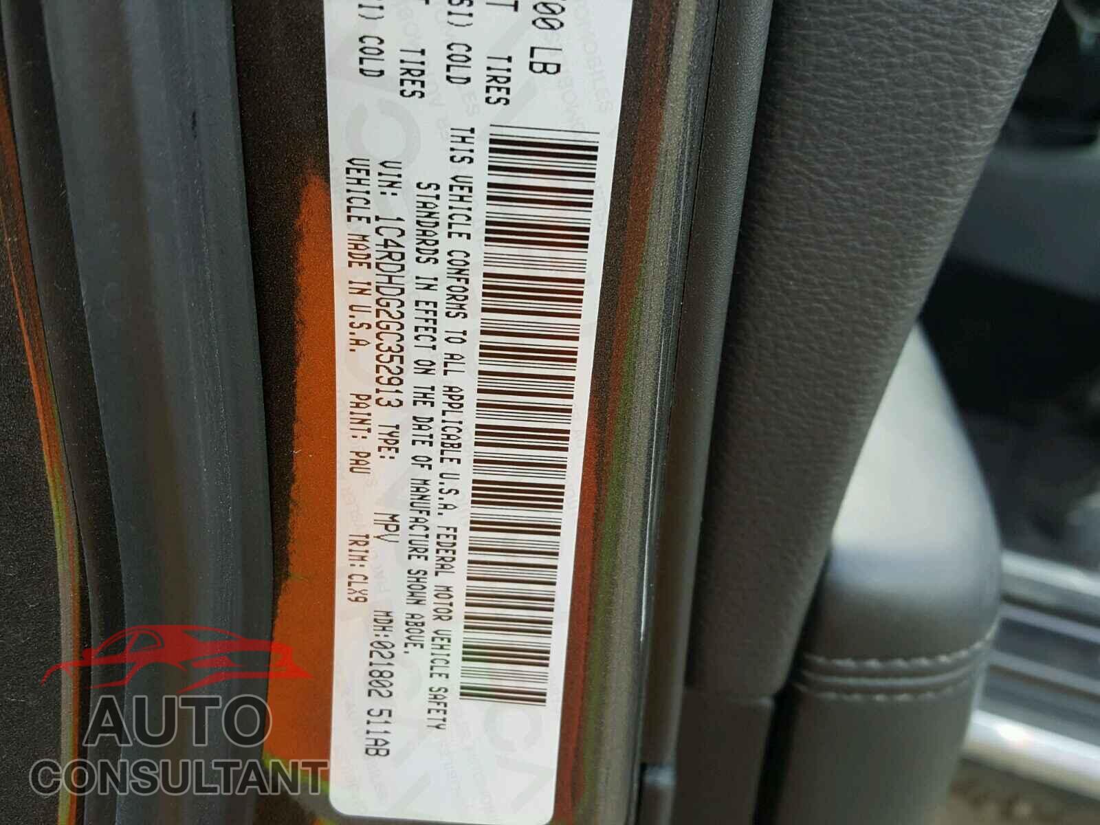 DODGE DURANGO 2016 - 1C4RDHDG2GC352913