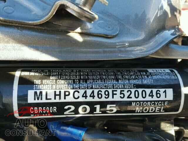 HONDA CBR CYCLE 2015 - MLHPC4469F5200461
