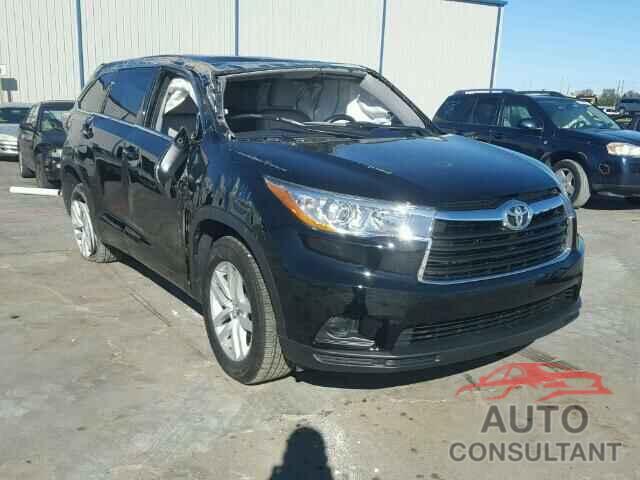 TOYOTA HIGHLANDER 2016 - 5TDZARFH8GS023166