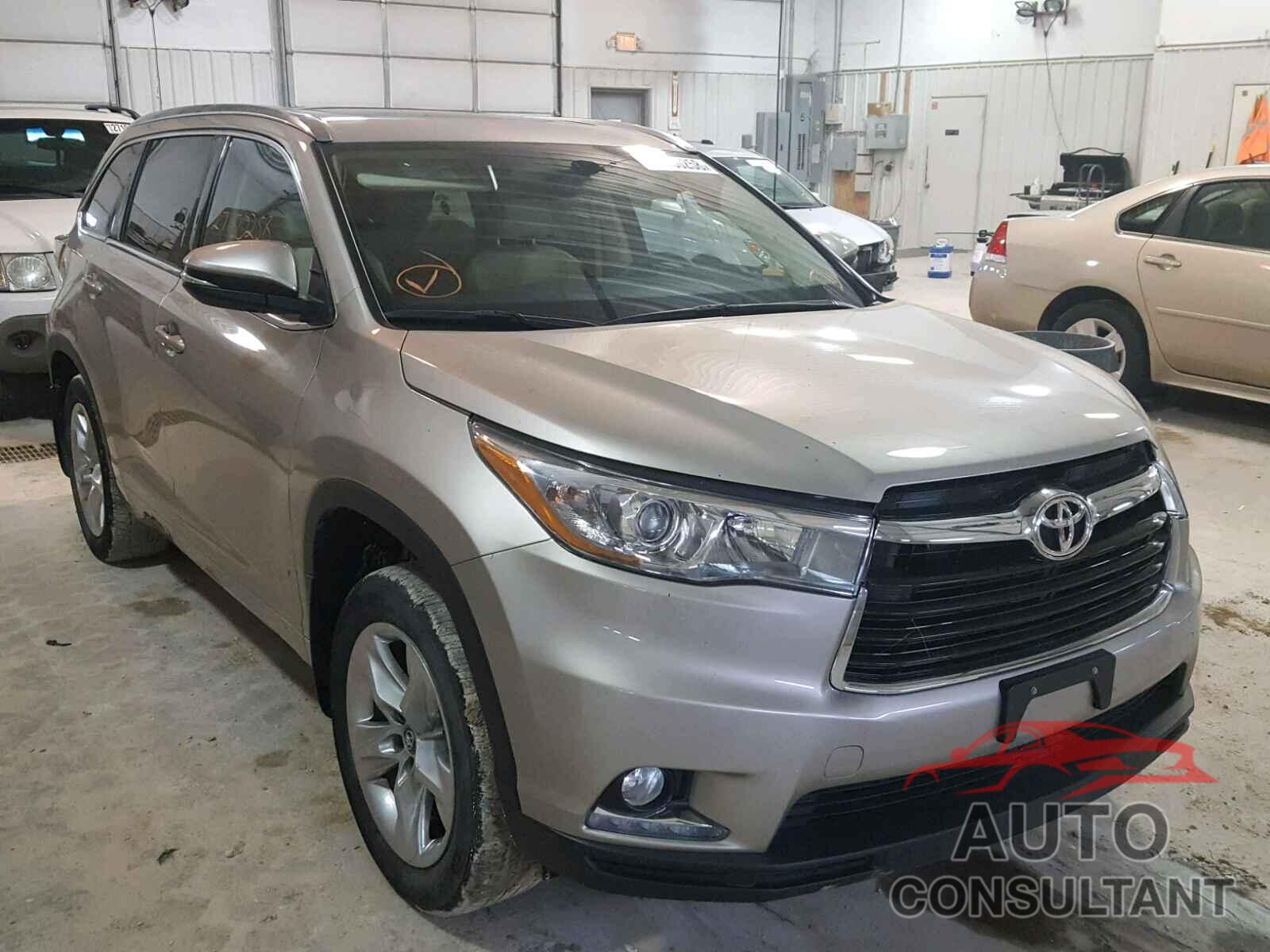 TOYOTA HIGHLANDER 2016 - 5TDDKRFH5GS273150