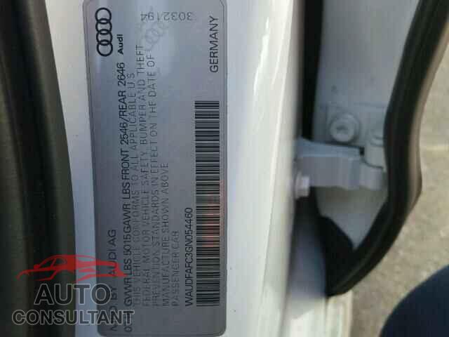 AUDI A6 2016 - WAUDFAFC3GN054460