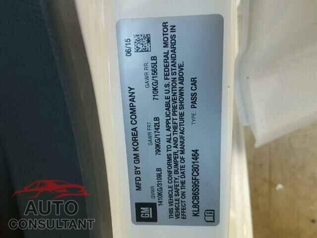 CHEVROLET SPARK 2015 - KL8CB6S95FC801464