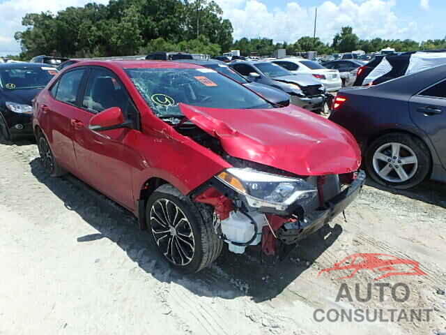 TOYOTA COROLLA 2015 - 2T1BURHE6FC278112