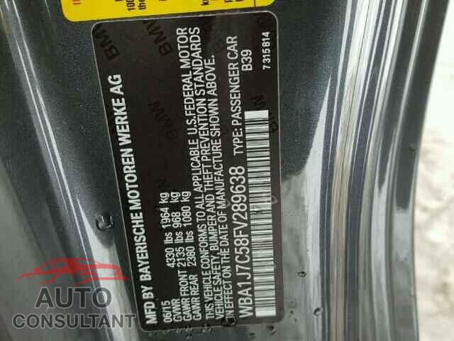 BMW M2 2015 - WBA1J7C58FV289638