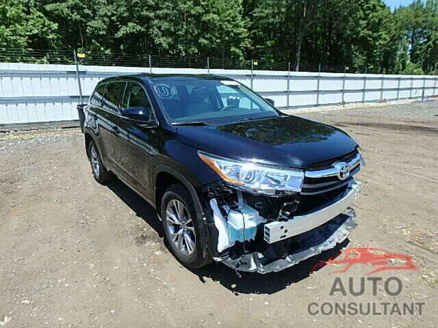 TOYOTA HIGHLANDER 2016 - 5TDBKRFH1GS229962