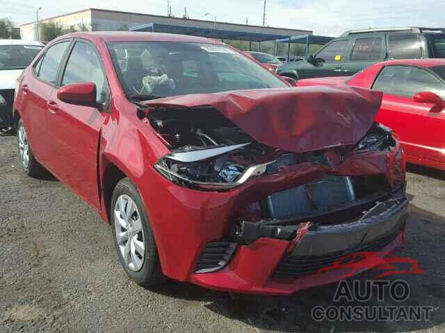 TOYOTA COROLLA 2016 - 2T1BURHE3GC622089