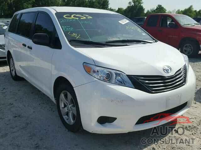 TOYOTA SIENNA 2015 - 5TDZK3DC5FS617584