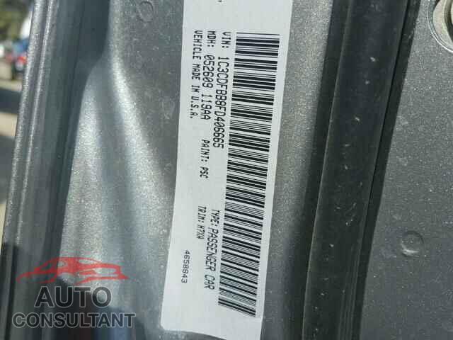 DODGE DART 2015 - 1C3CDFBB8FD406665