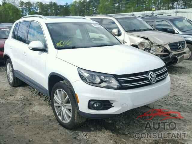 VOLKSWAGEN TIGUAN 2016 - WVGAV7AX1GW534461