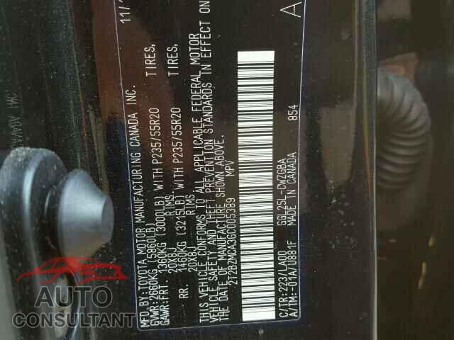 LEXUS RX350 2016 - 2T2BZMCA3GC005389