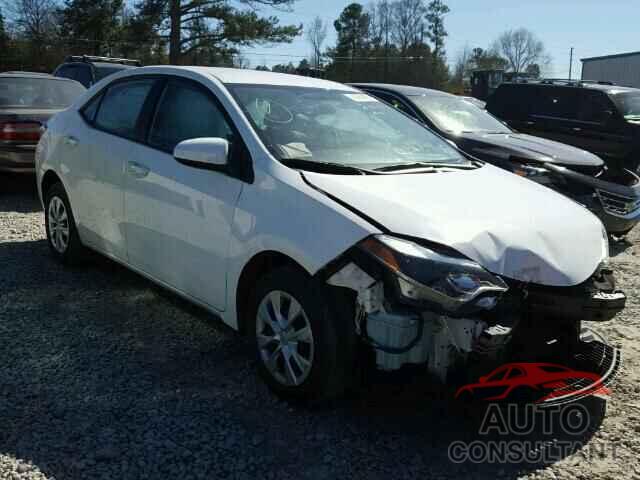 TOYOTA COROLLA 2015 - 2T1BURHE1FC273867