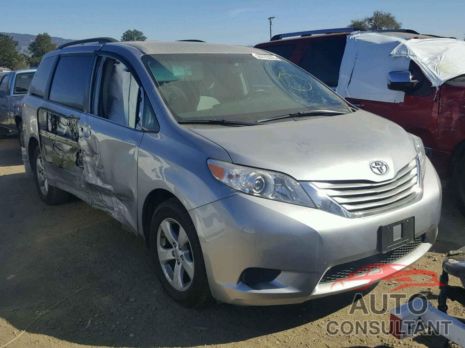 TOYOTA SIENNA 2017 - 5TDKZ3DC4HS777682