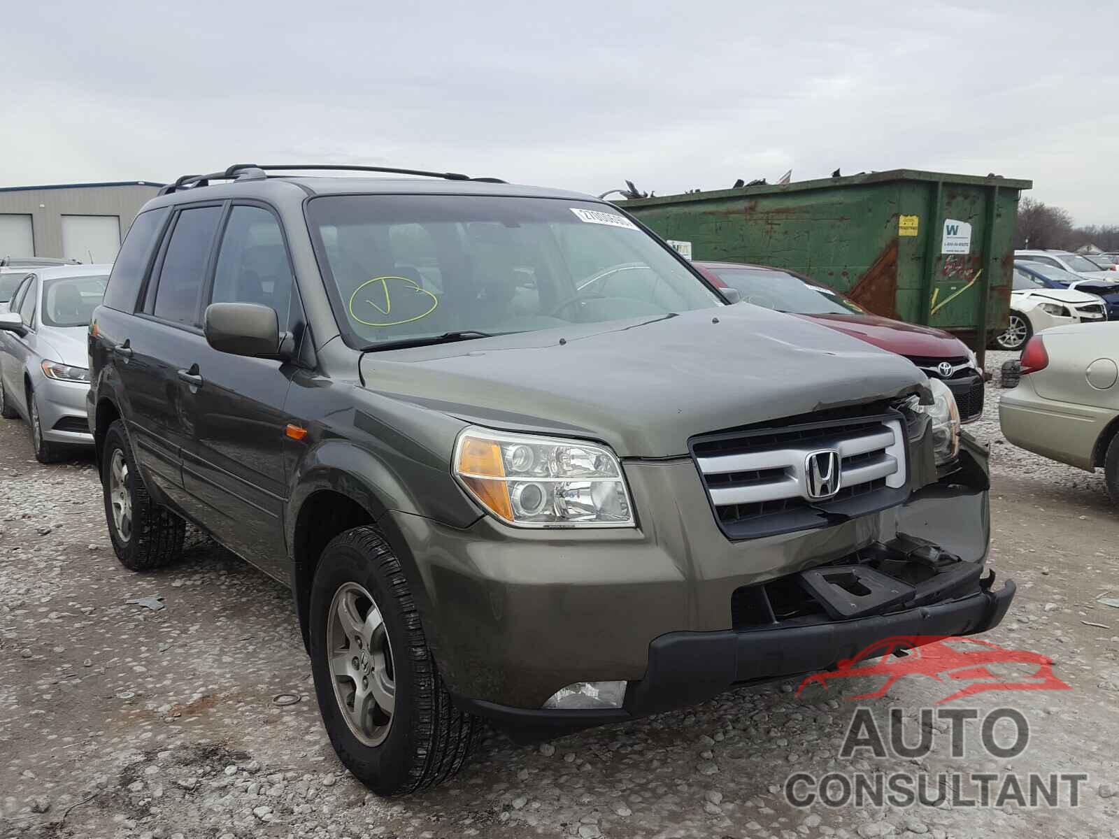 HONDA PILOT 2006 - 5FNYF18646B012193