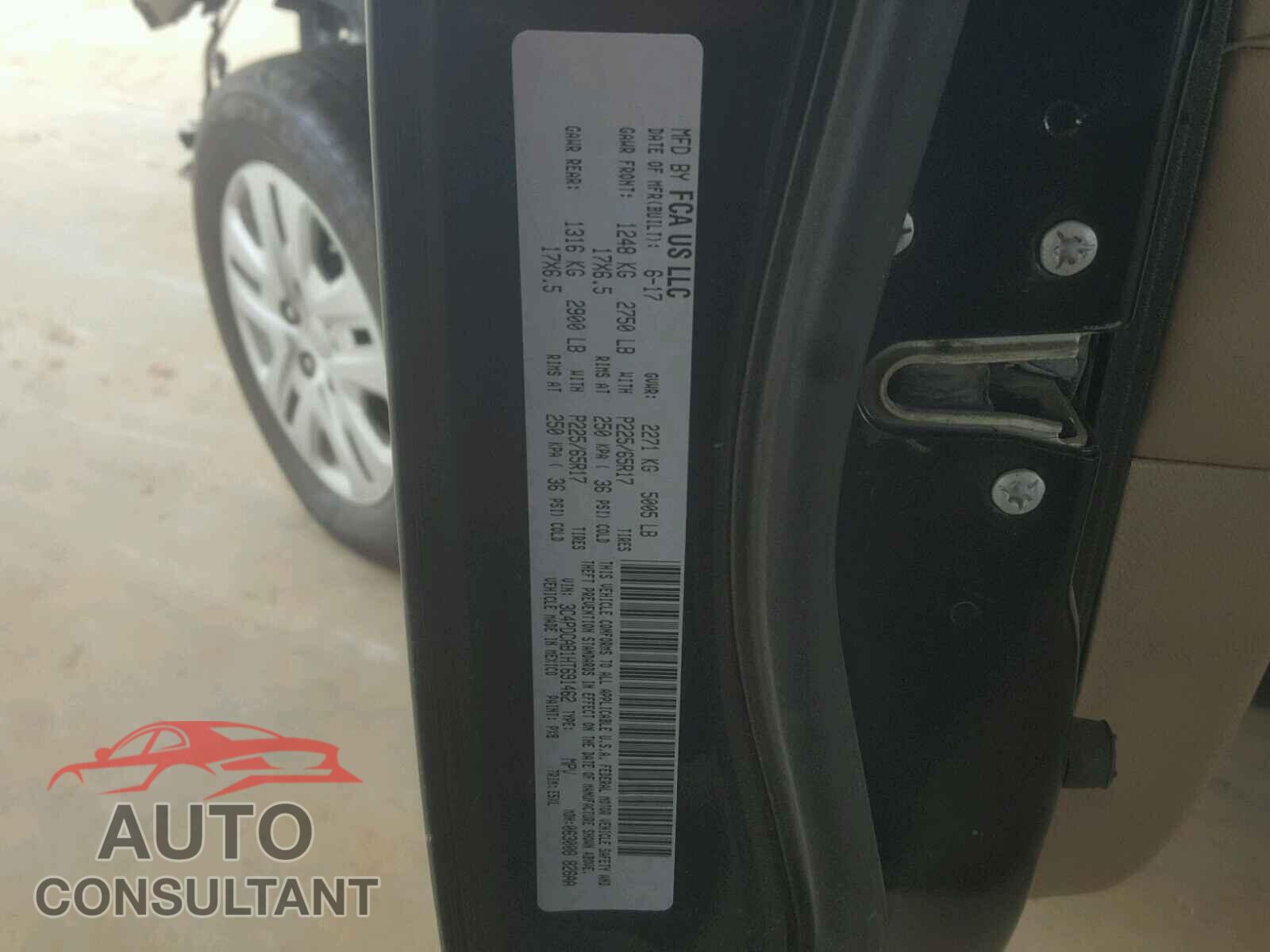 DODGE JOURNEY 2017 - 3C4PDCAB1HT691462