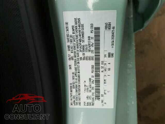 FORD FIESTA 2017 - 3FADP4BJ4HM146295