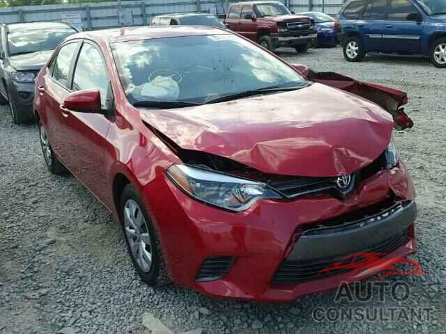 TOYOTA COROLLA 2016 - 2T1BURHE1GC566976