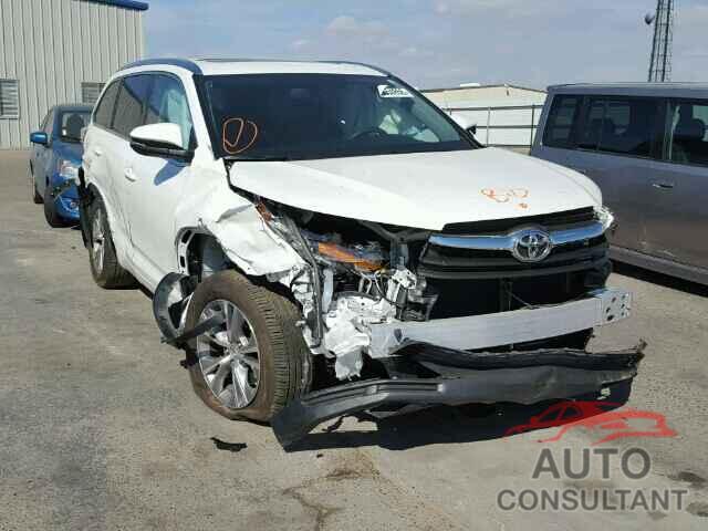TOYOTA HIGHLANDER 2015 - 5TDJKRFH4FS154443