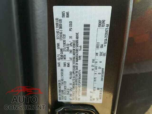 FORD F150 2015 - 1FTEW1EF3FFB04771
